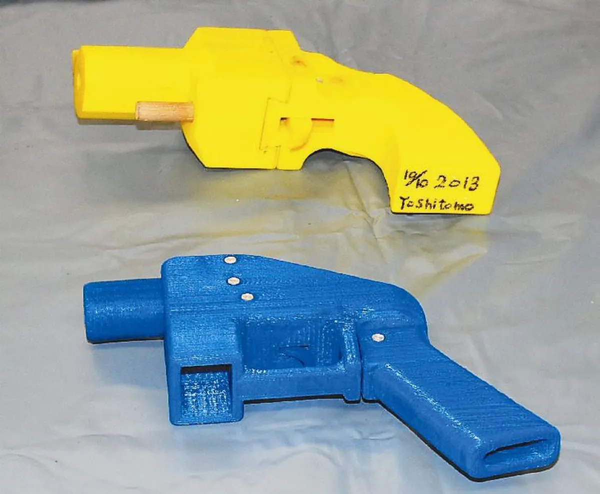 日查獲3D列印槍 殺傷力不小