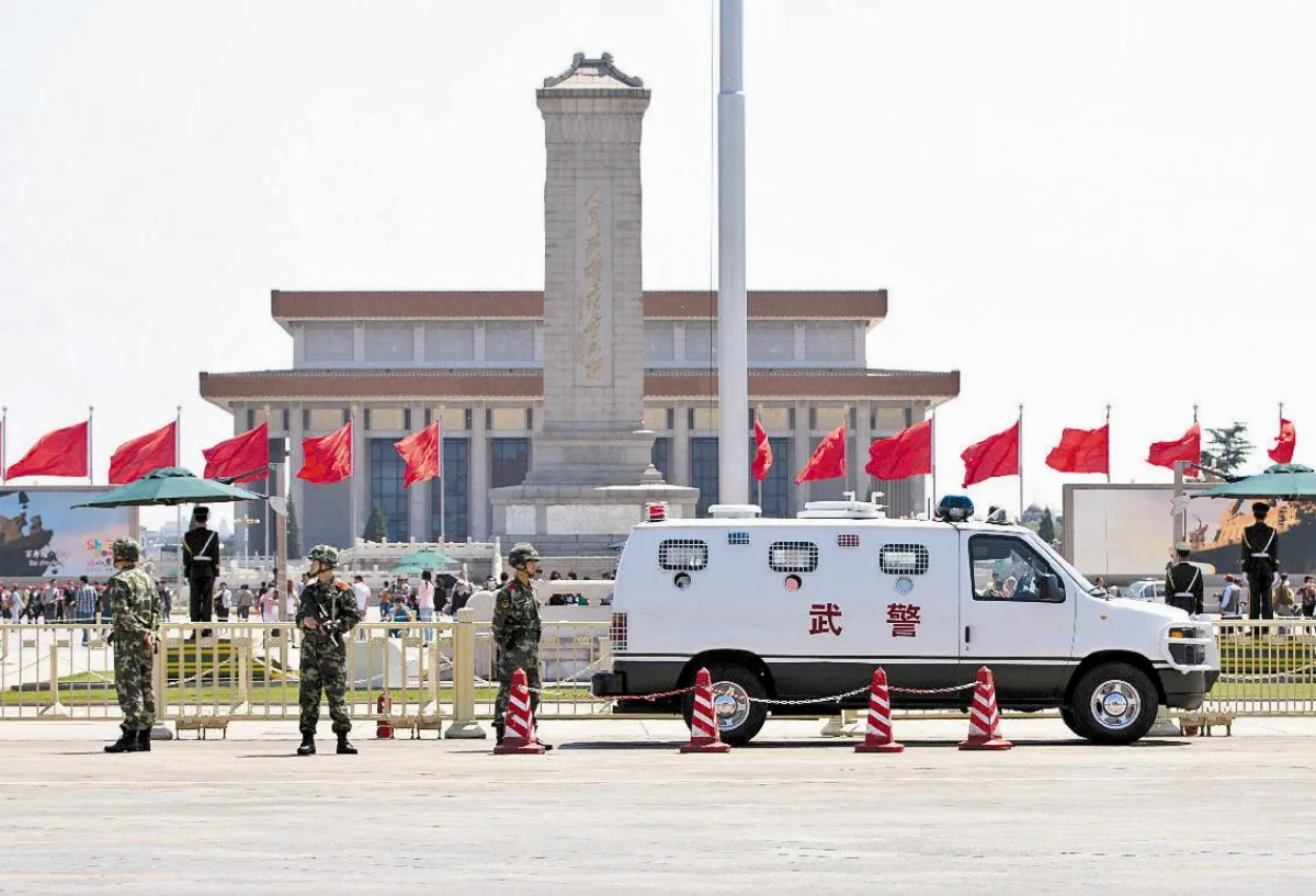 打擊恐襲 北京部署150武裝巡邏車