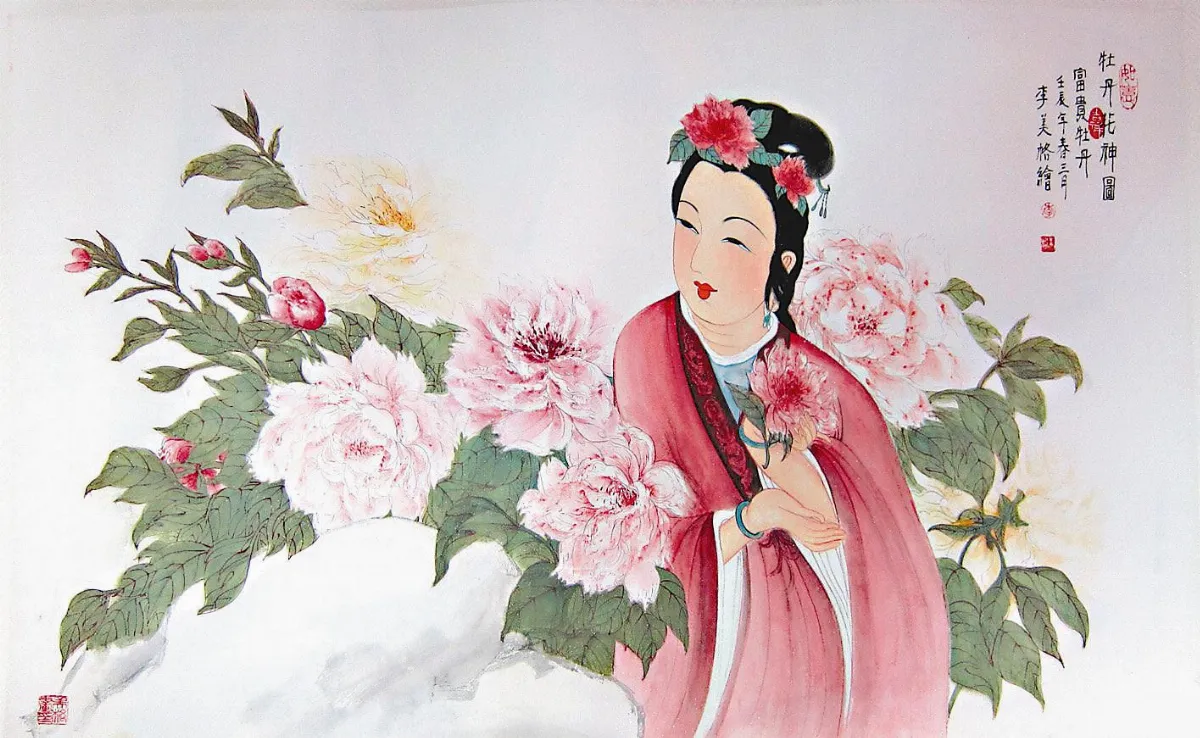 【李美格書畫展】仕女圖