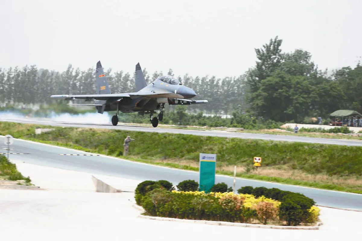 陸戰機訓練 高速公路起降