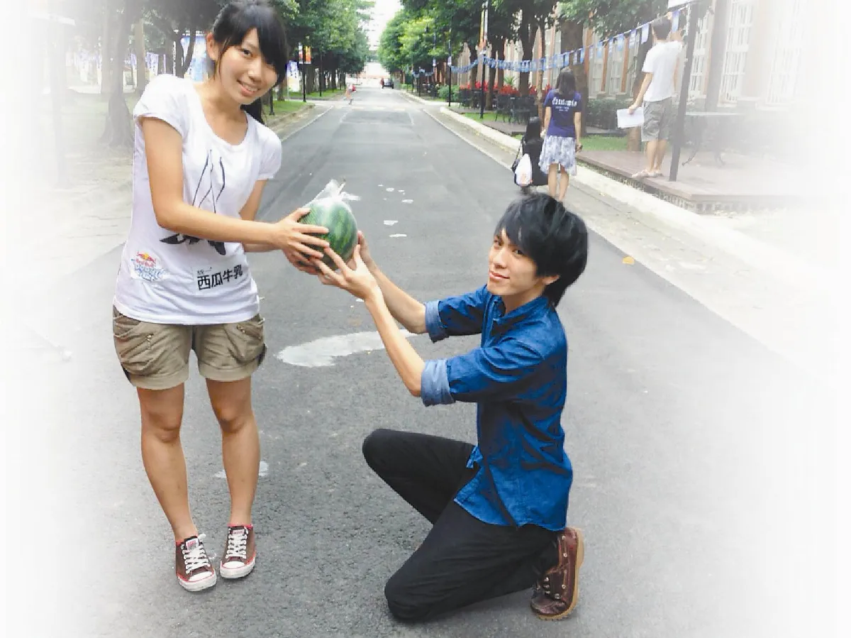 台師大西瓜傳愛 籲團結