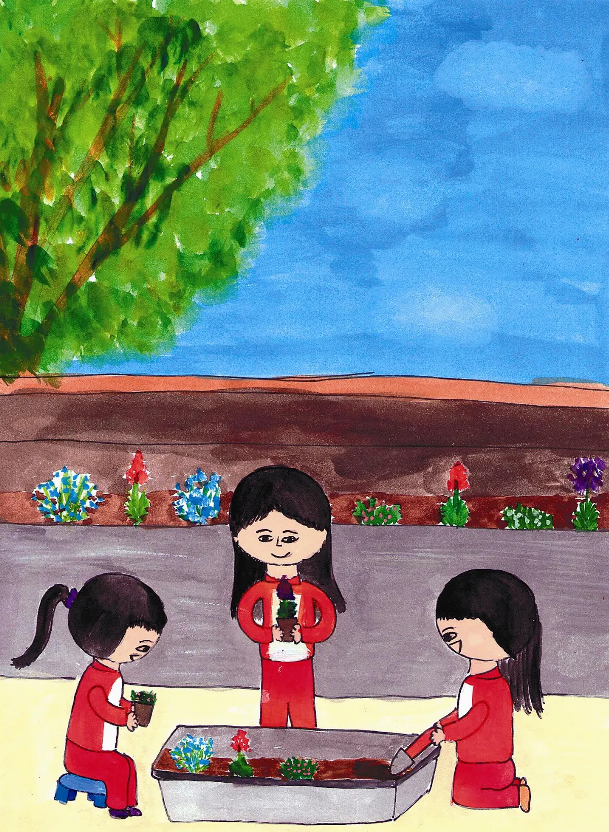 快樂塗鴉簿 種花