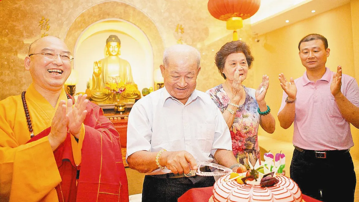 陳國慶80壽誕 四代同賀