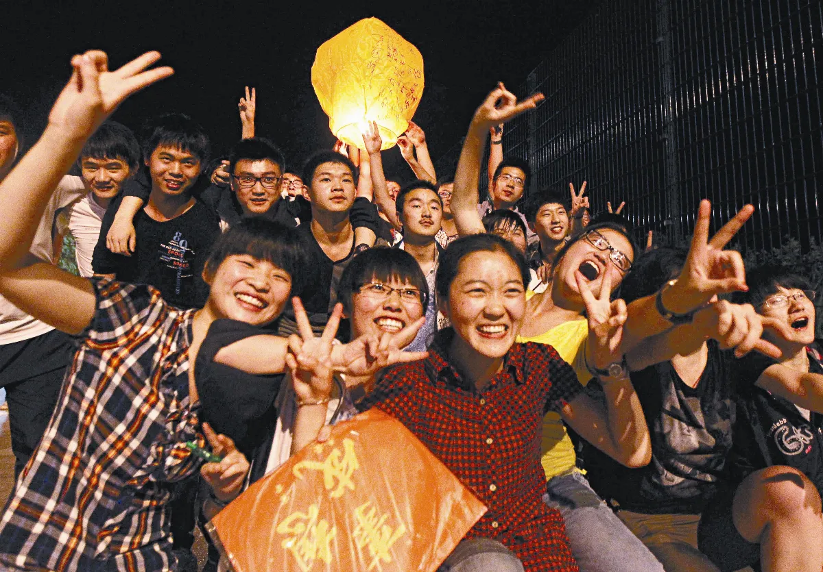 大陸高考登場  台式祈福爆紅
