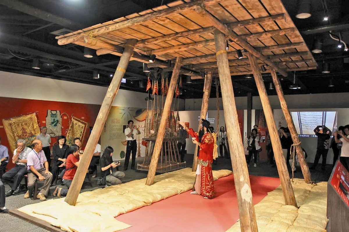 頭城首推搶孤特展 體驗攀爬
