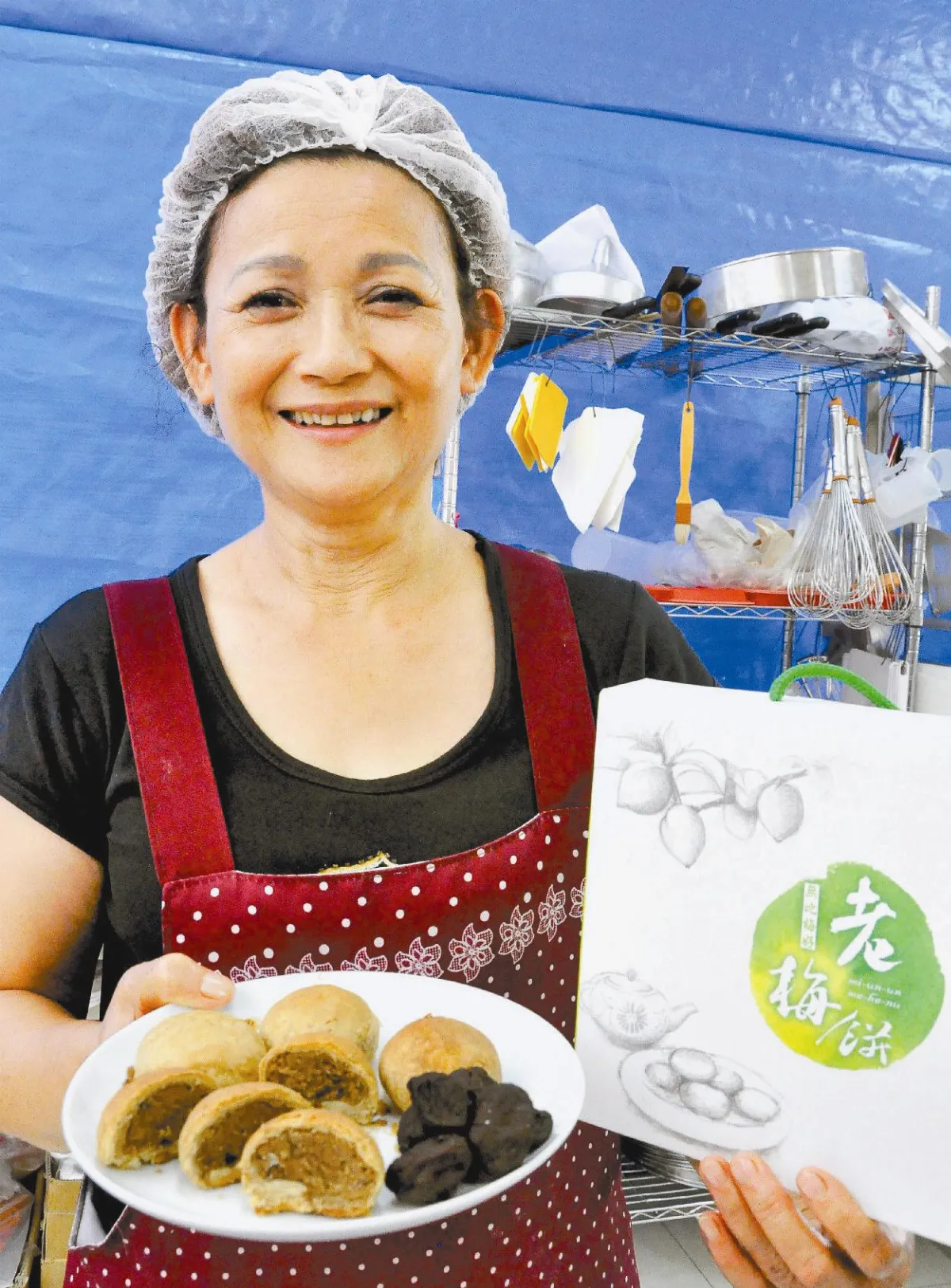 香Q老梅餅 為謀生走出活路