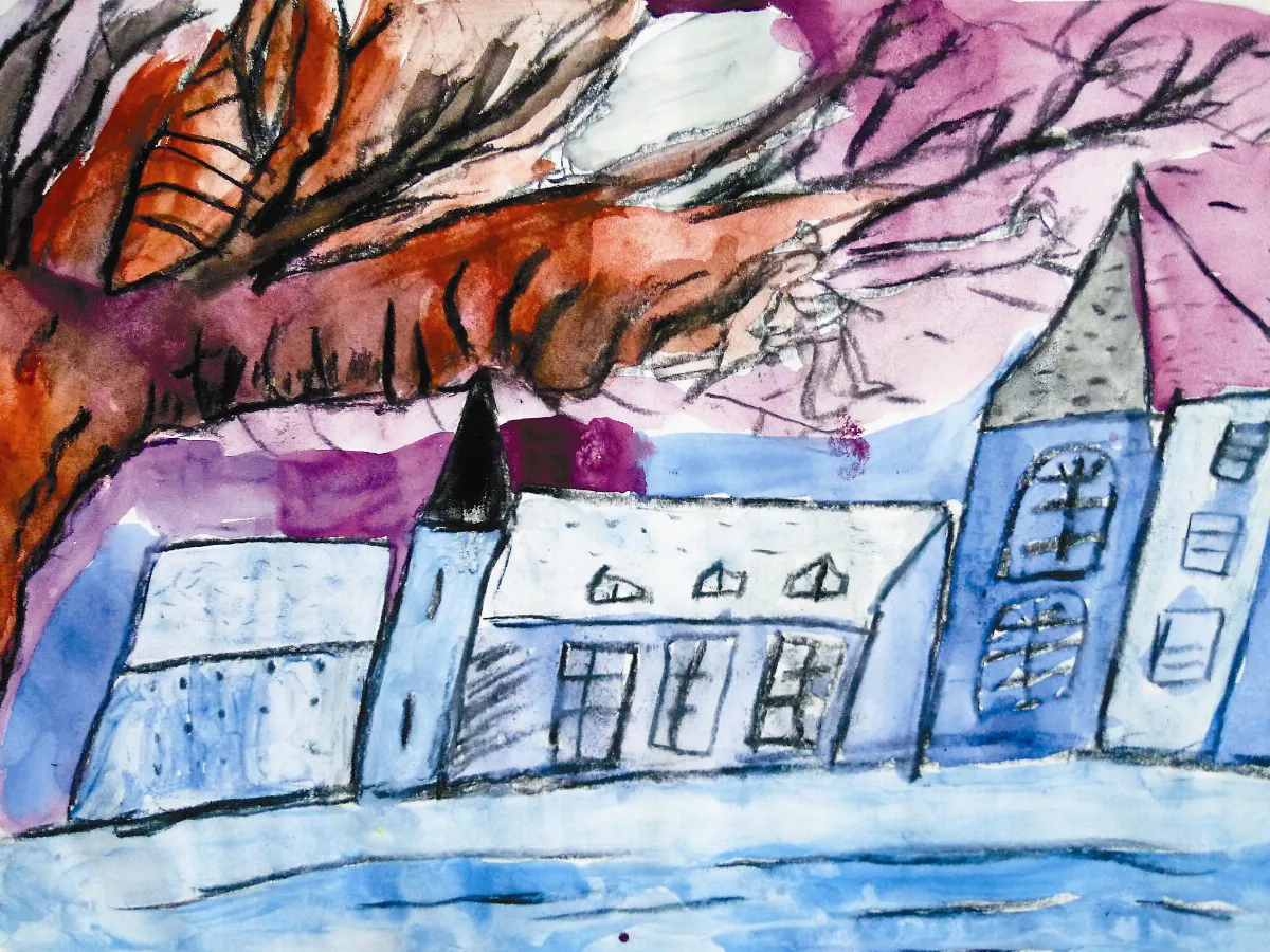 快樂塗鴉簿 寂寞小鎮