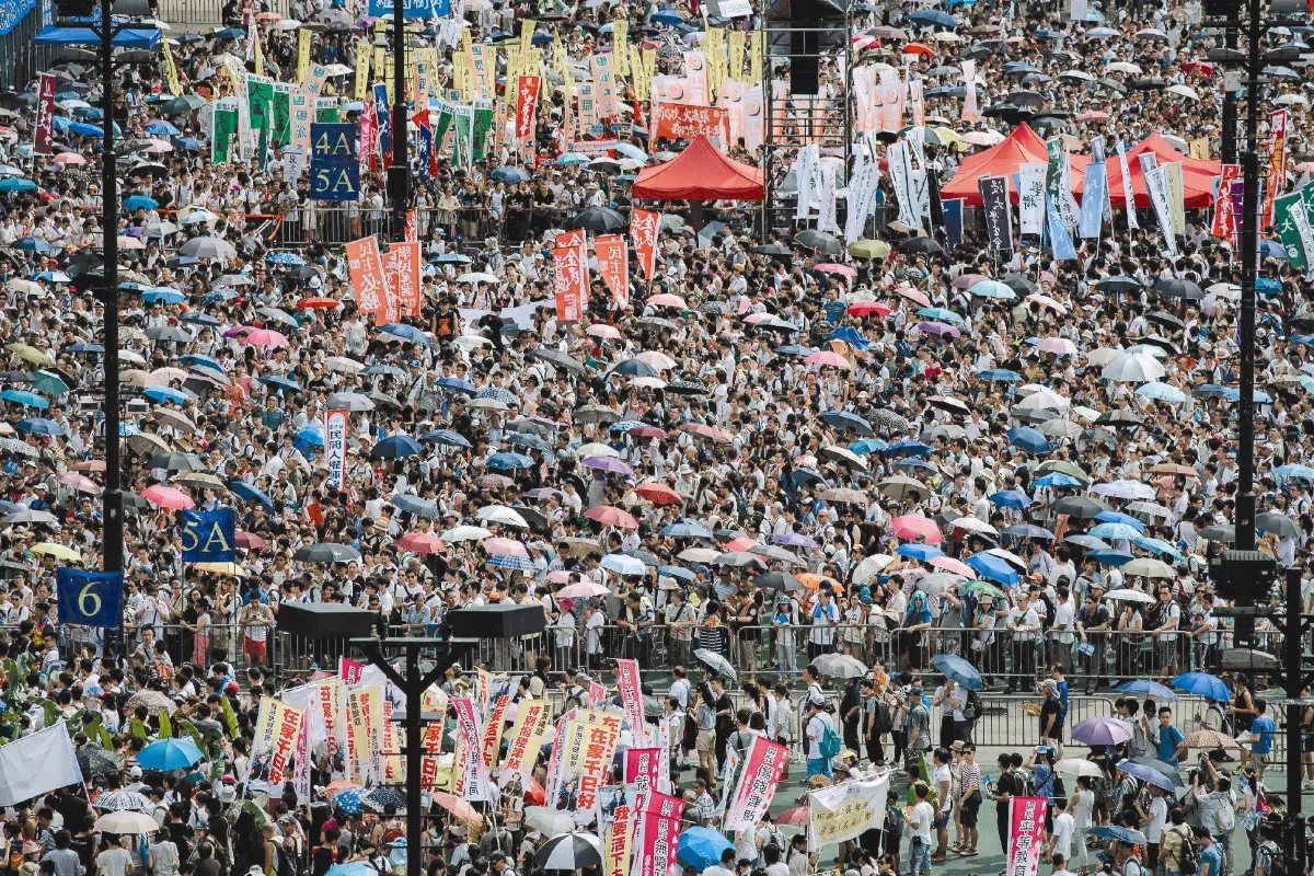 五千警力應對 港七一大遊行 數十萬人爭普選