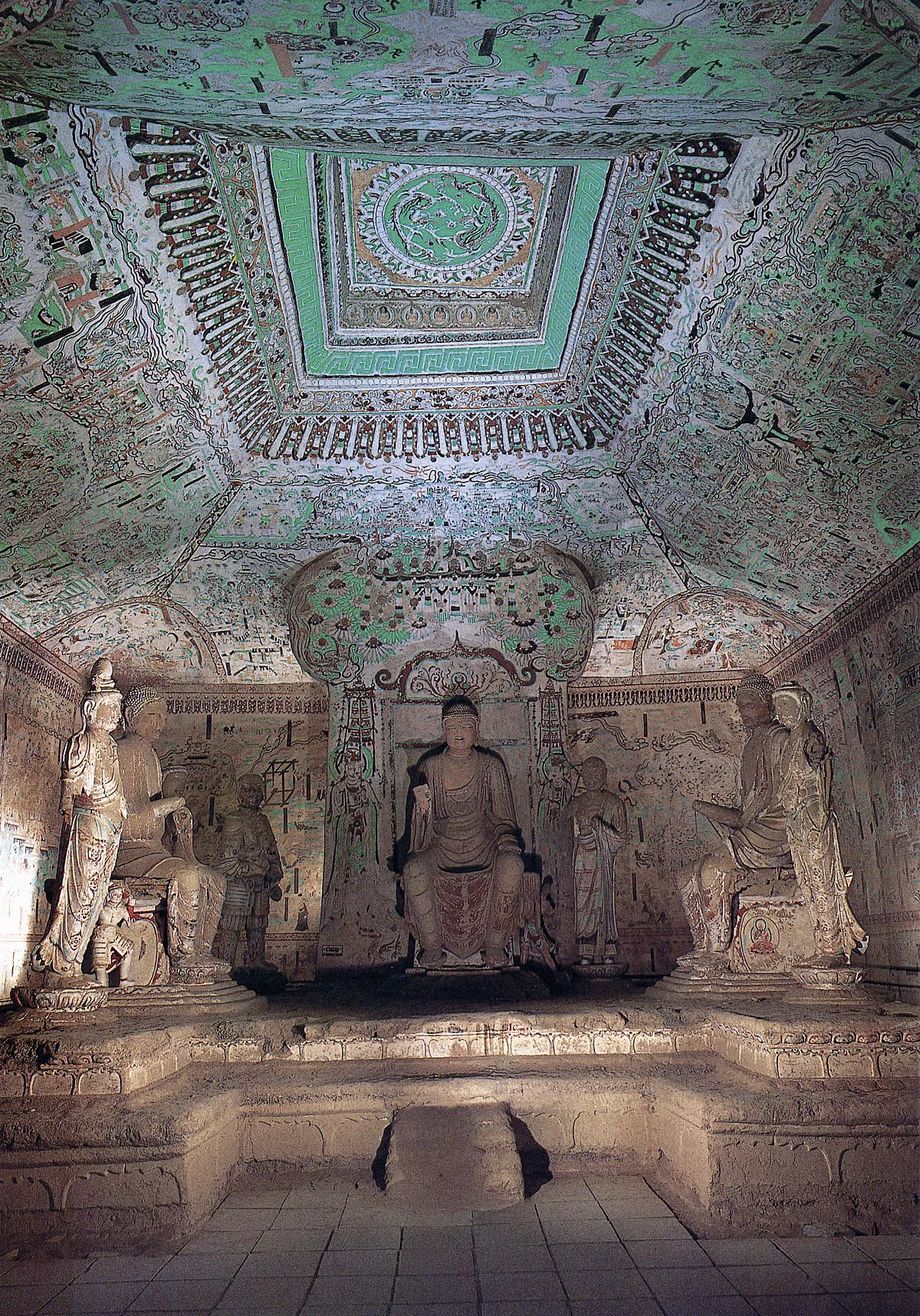 【世界佛教美術圖說大辭典‧石窟卷】 佛壇窟──莫高窟第55窟