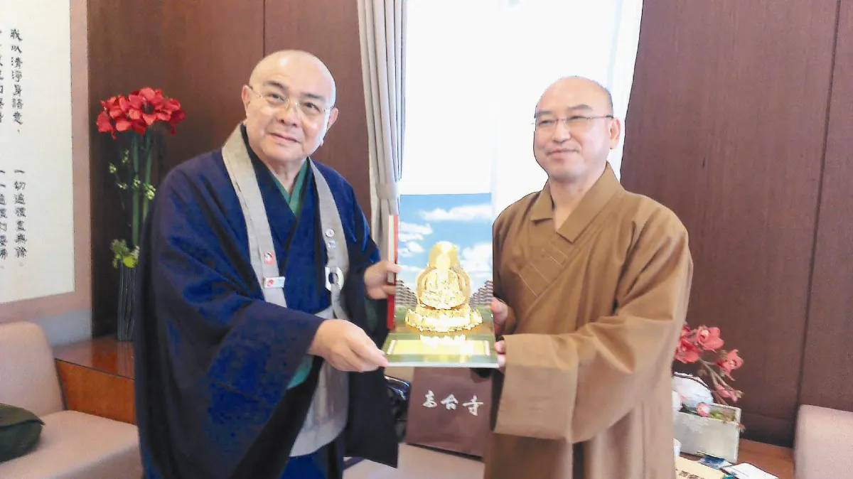 京都高台寺執行長 參訪佛館