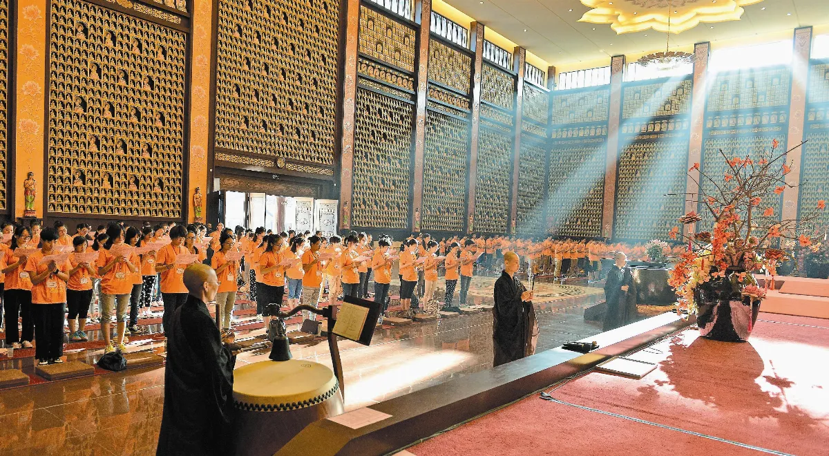 祖庭宜興大覺寺 迎全球學子習禪