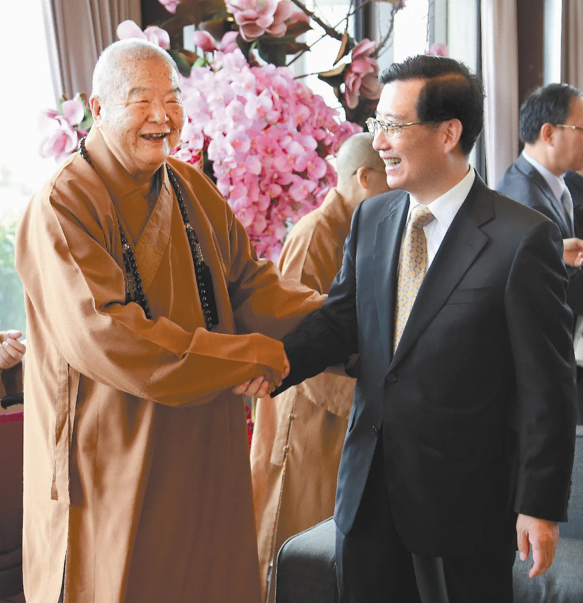 江西省委書記 強衛拜會星雲大師 談禪宗走江湖