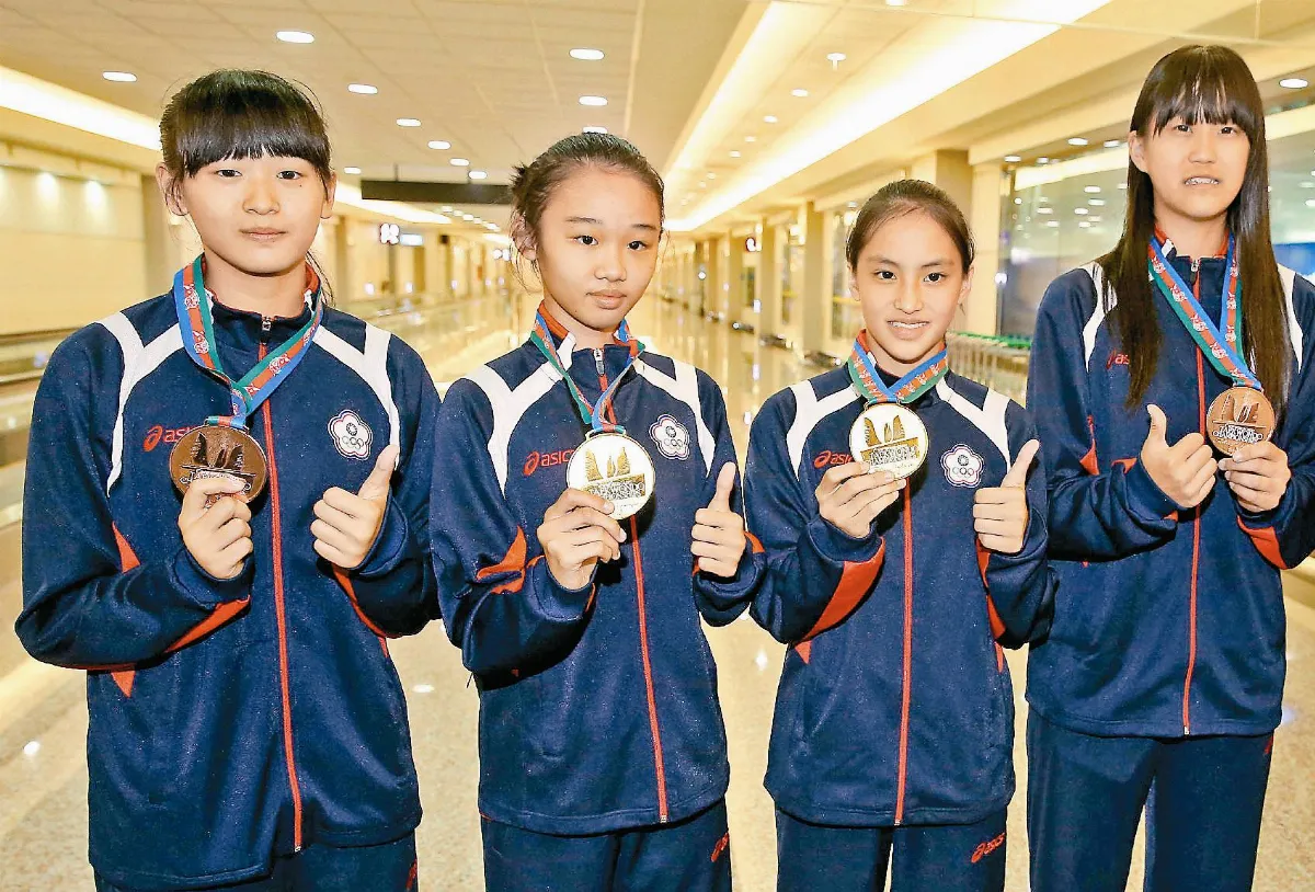 世界少跆賽 中華女將雙金雙銅