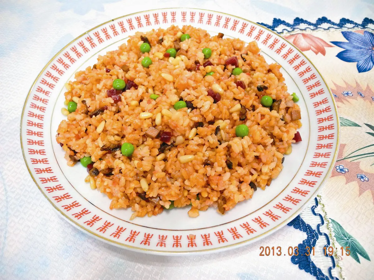 醍醐味 甜菜根松子炒飯