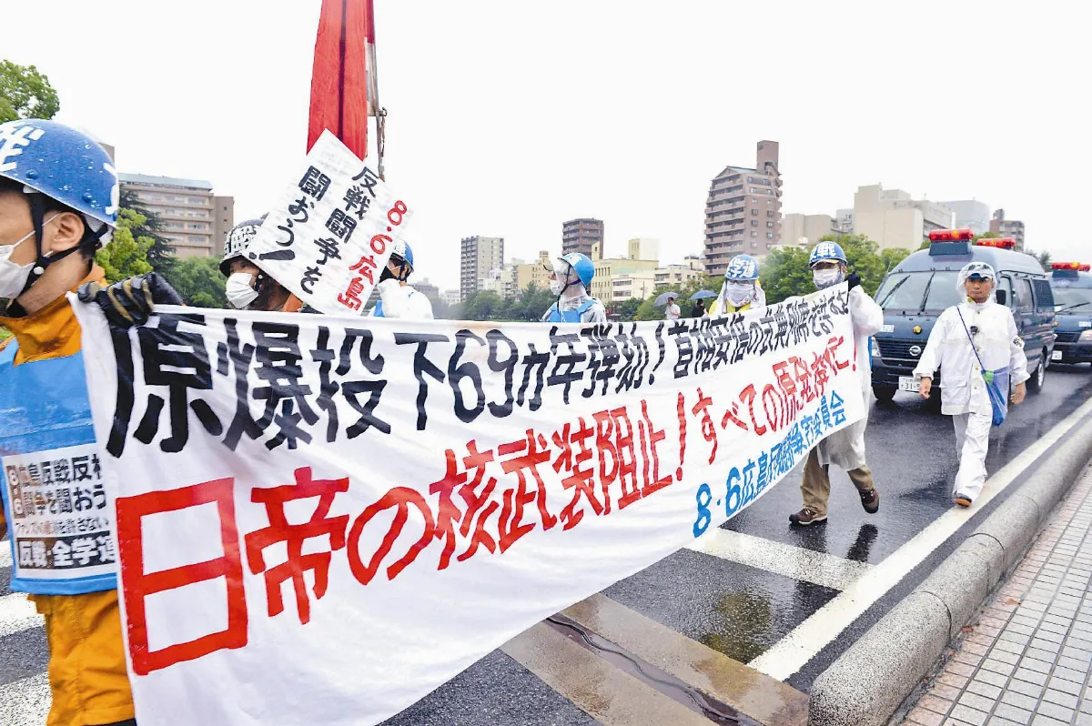 抗議解禁集體自衛權 廣島千人示威嗆安倍