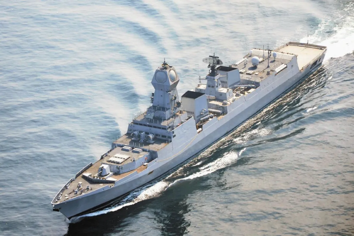 印度最大國產驅逐艦 成軍
