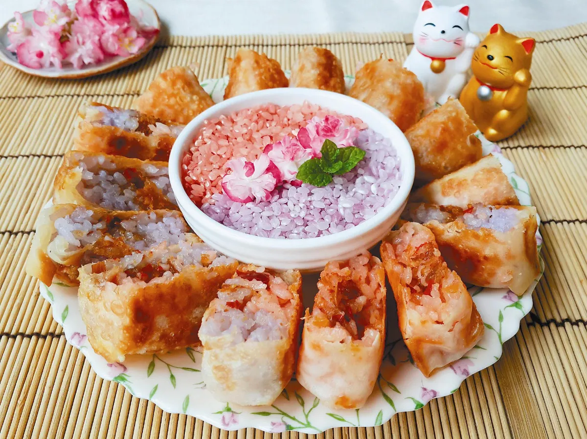 創意美食   泡菜彩米煎餅