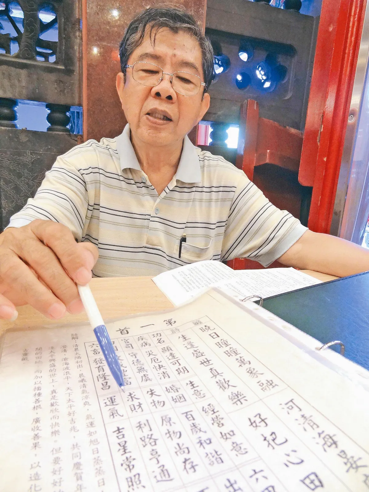 退休校長廟裡當義工 解人生疑惑