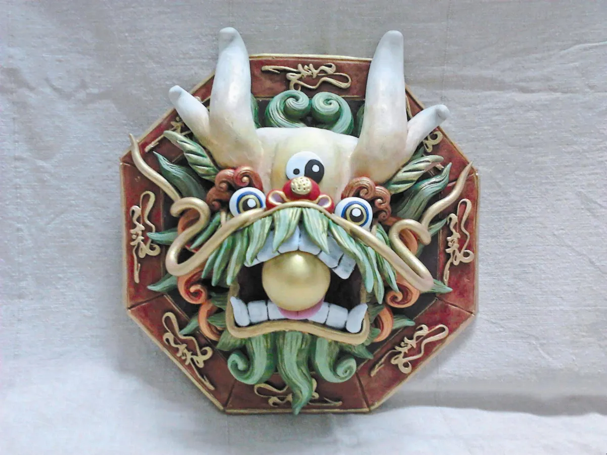 【紙黏土藝術展】    乾坤八卦龍