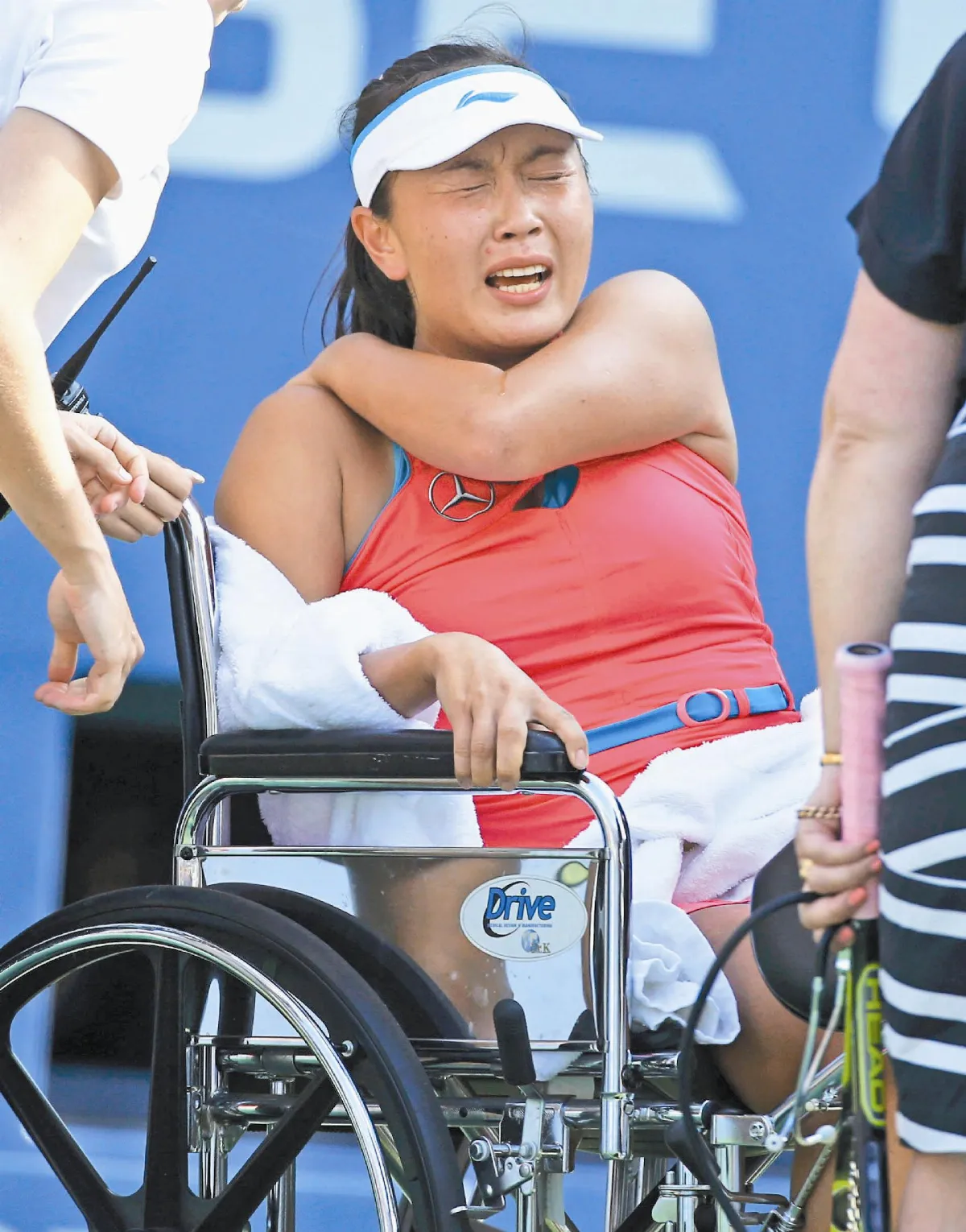 身體不適 彭帥含淚退出美網