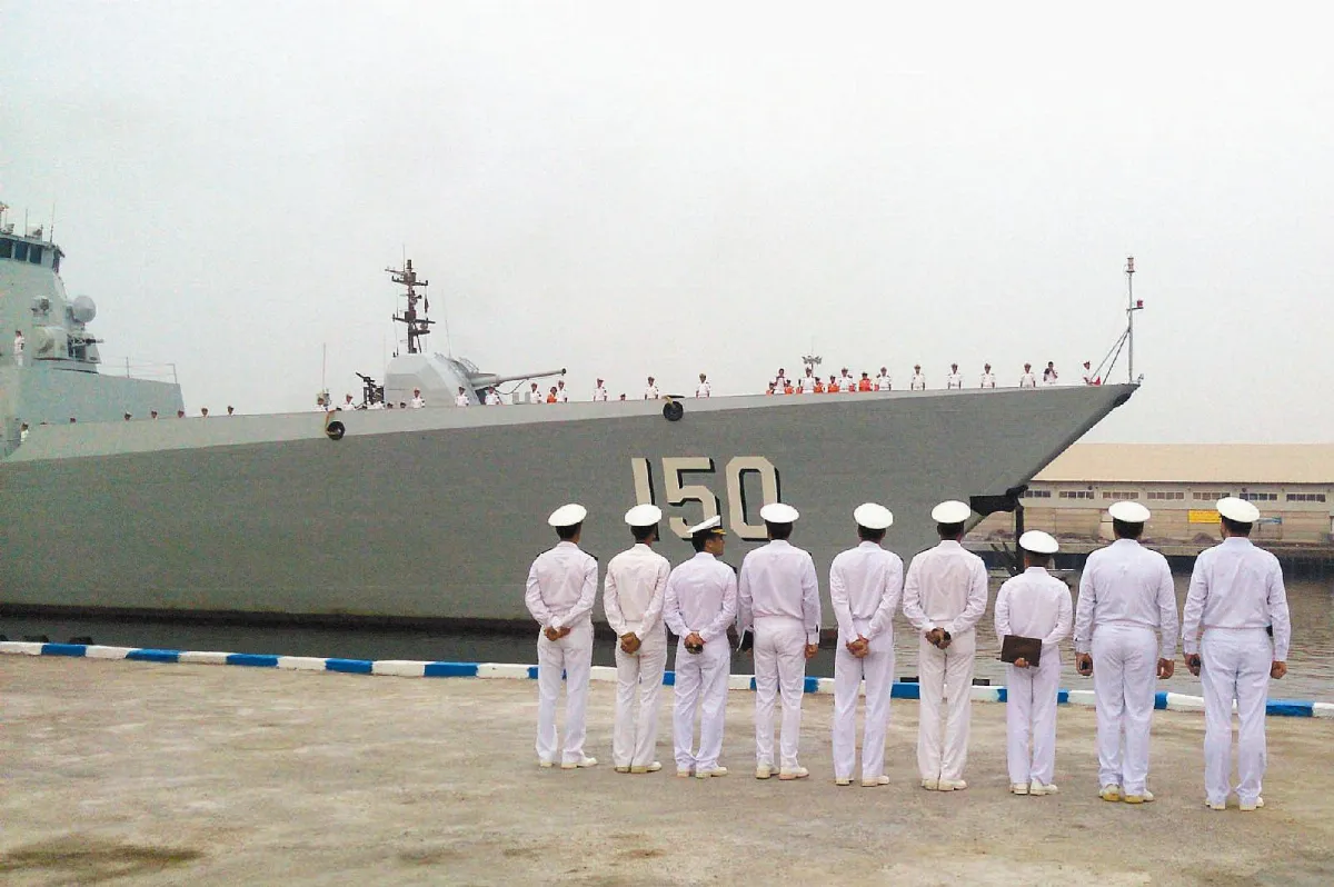 陸2軍艦首訪伊朗 破美封鎖