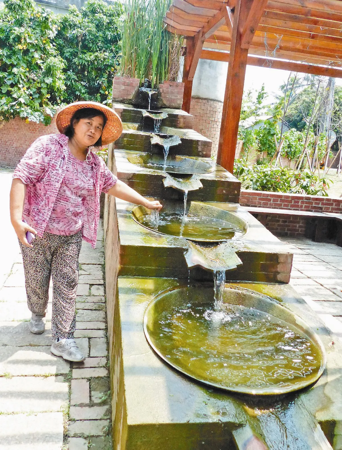 鼎天磚地造景 引入生態活水