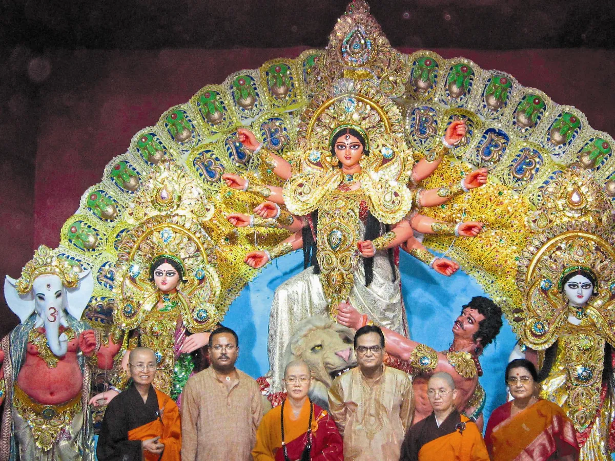 杜爾嘉女神節 妙如法師灑淨