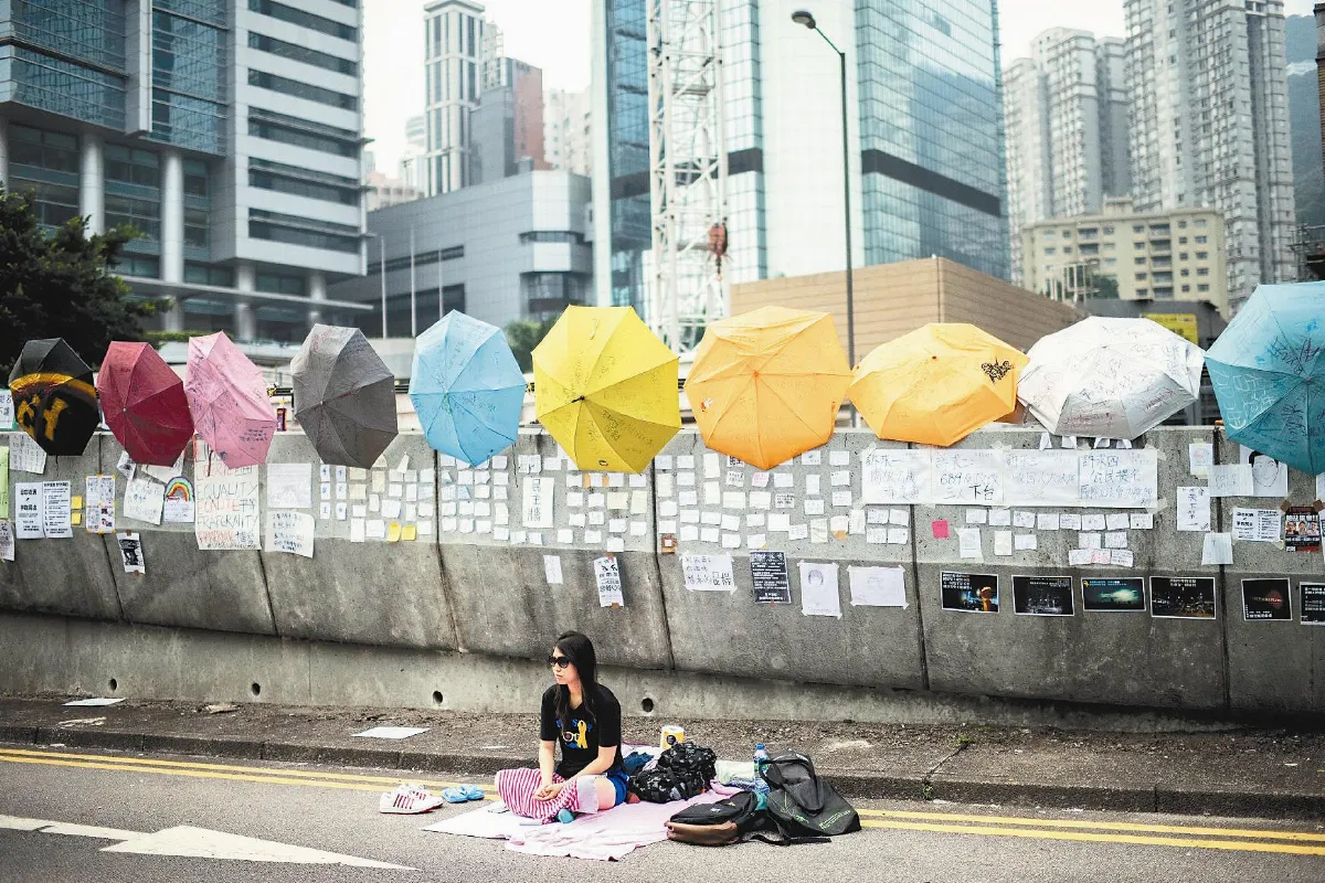 梁振英：不會無限期容忍  港反占中包圍占中 對峙爆衝突