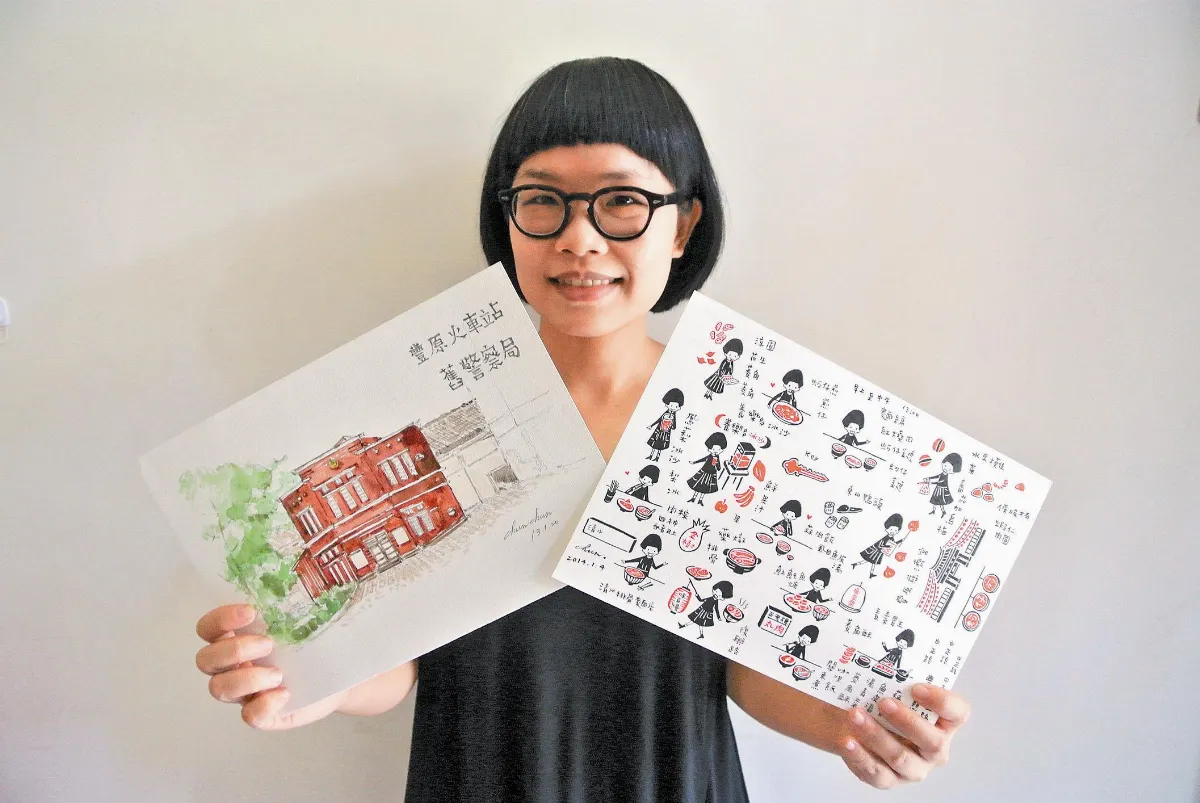 豐原女兒 畫遍家鄉每個角落
