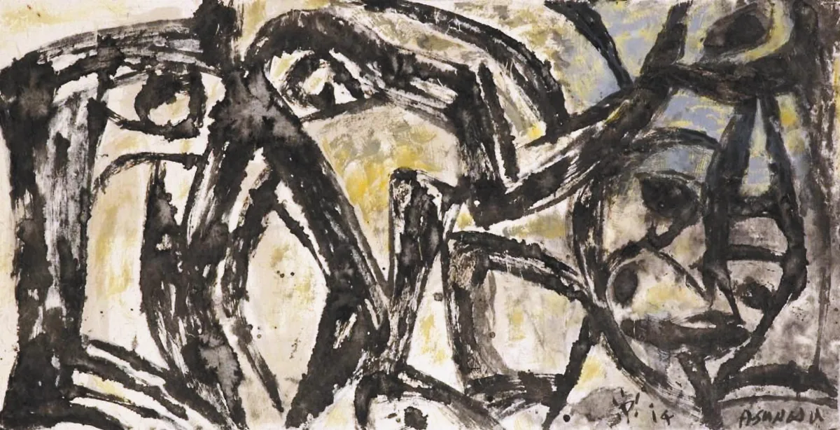 吳炫三以狂寫墨  新挑戰