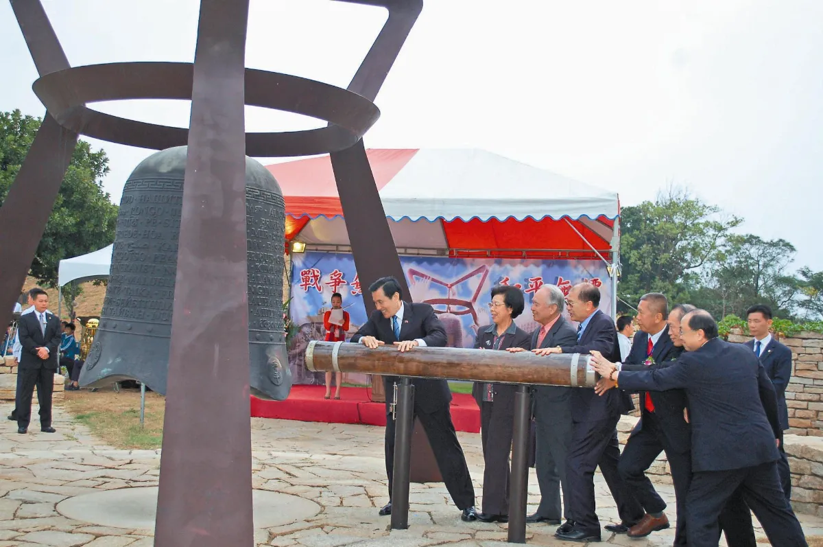 古寧頭65年 總統敲和平鐘