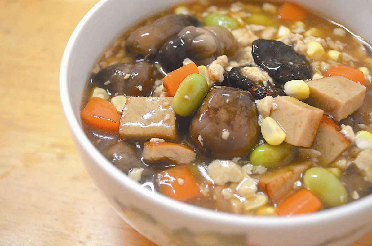 我家的麻婆草菇豆腐