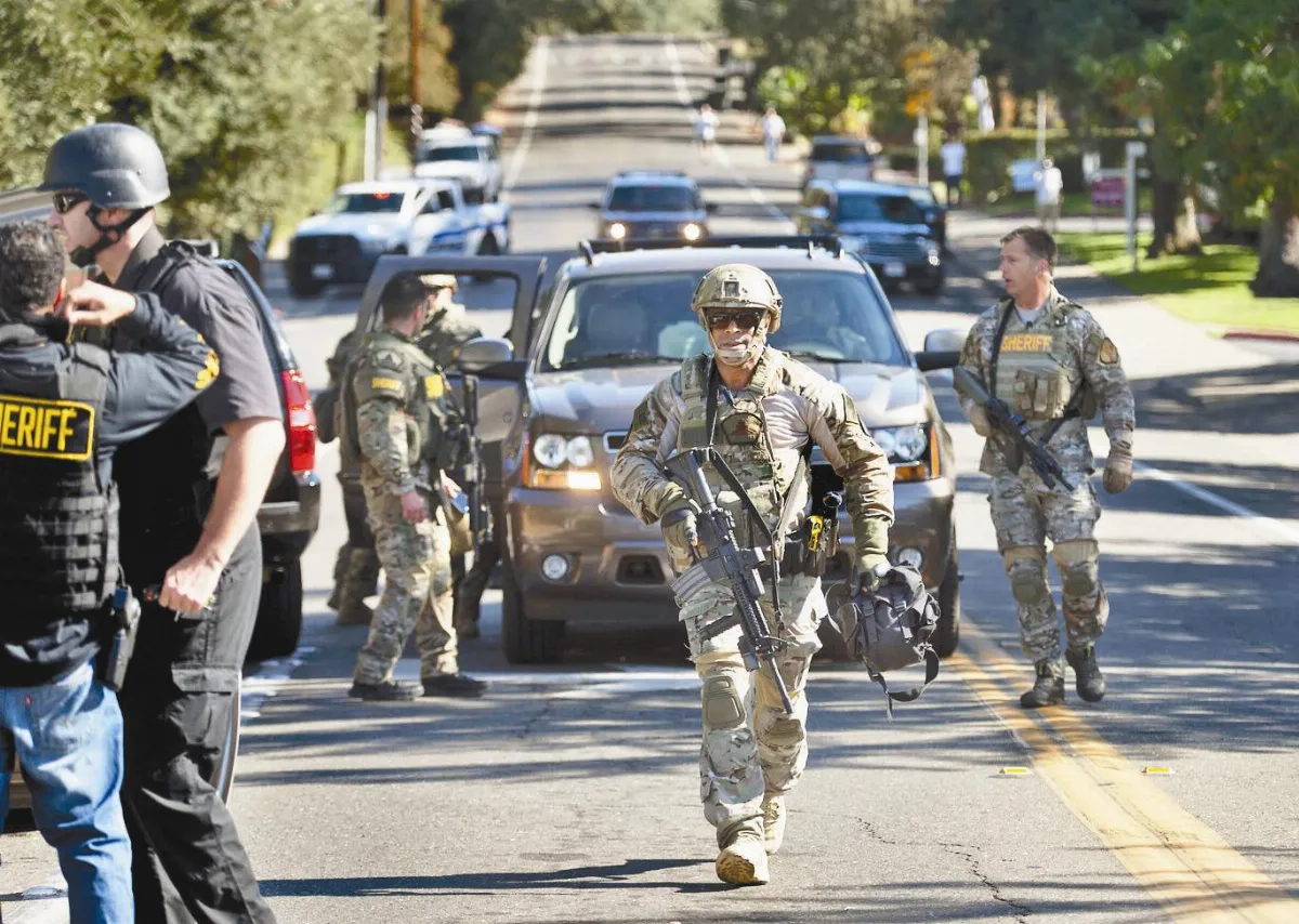 加州狂徒殺2警 特警跨郡擒凶