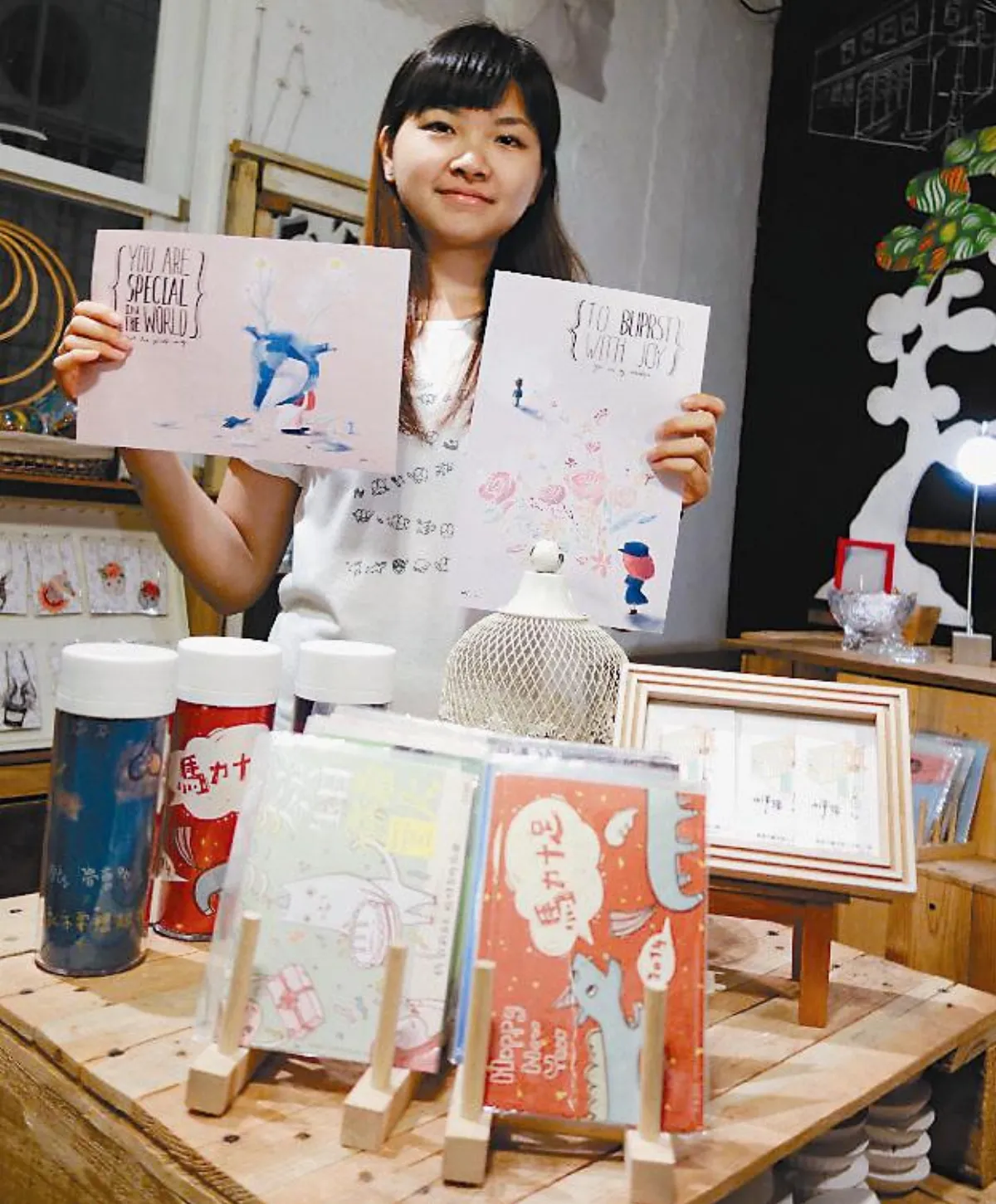 少女蘿絲插畫家 創作療癒心靈