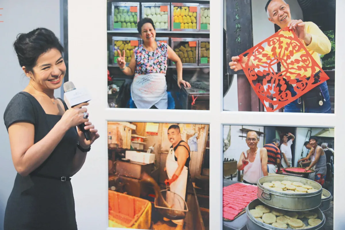 鍾楚紅空拍香港 來台慈善攝影展