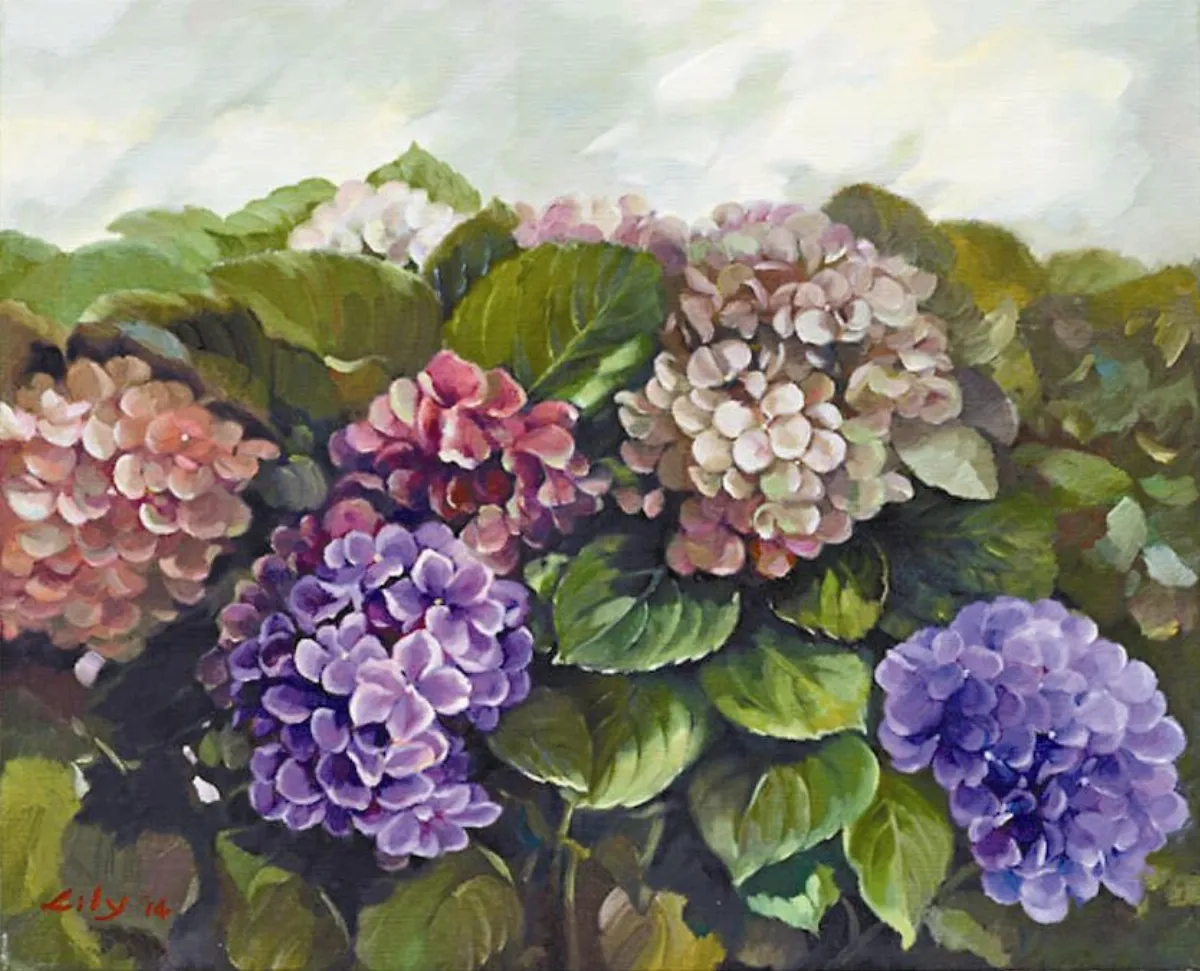 【與繡球花有約‧蔡莉莉個展】 雅致的繡球