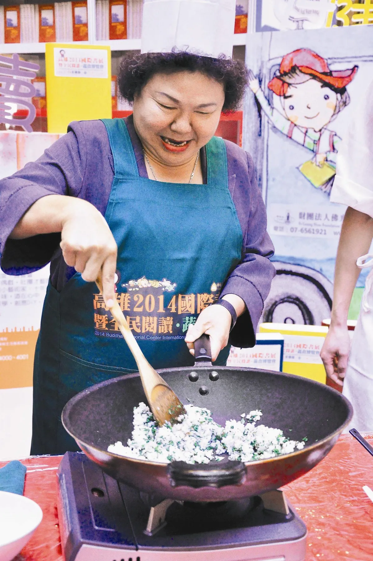 阿菊師佛館掌勺 端出揚州菜飯