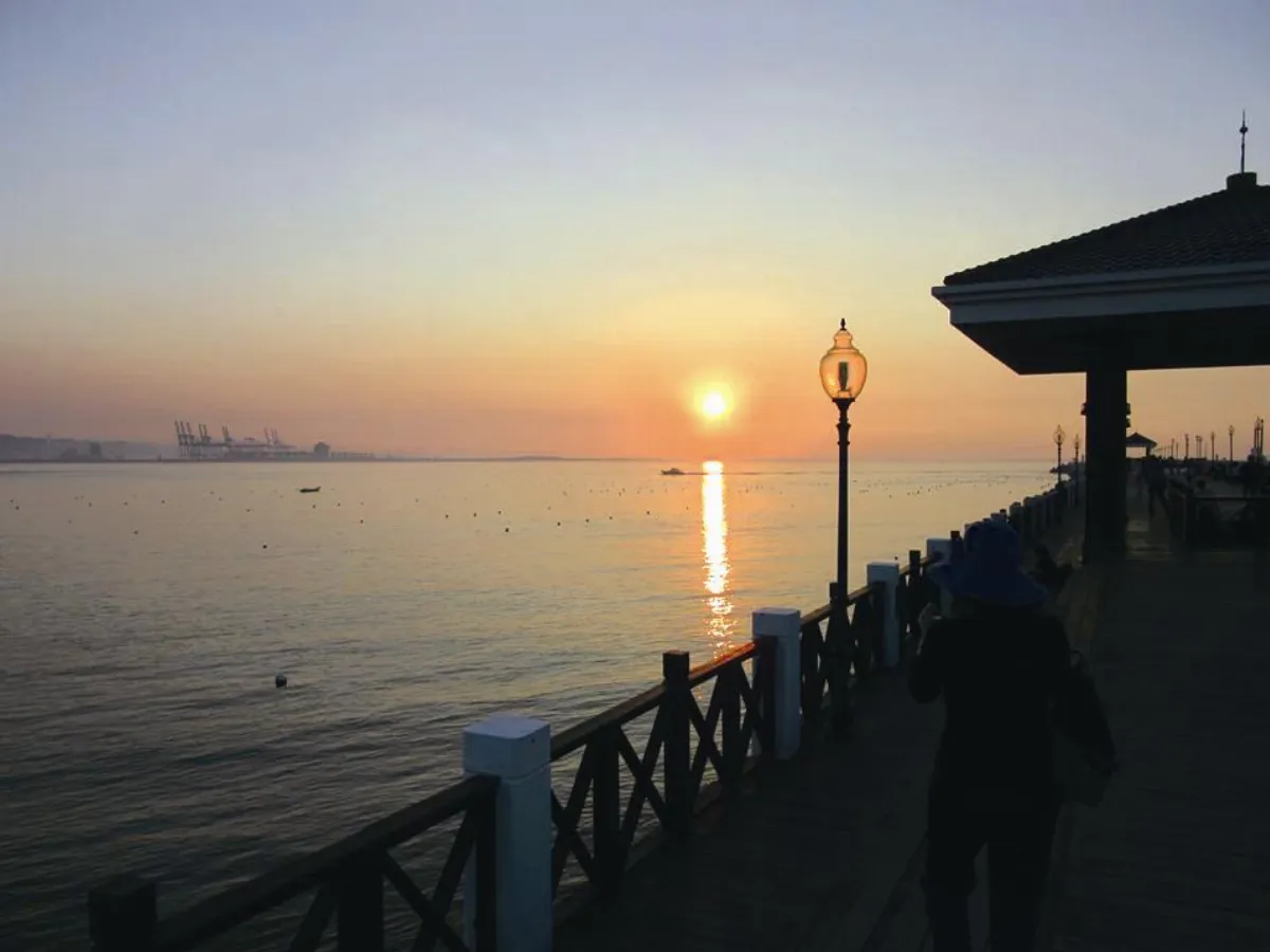 旅行的風景 夕陽伴我行