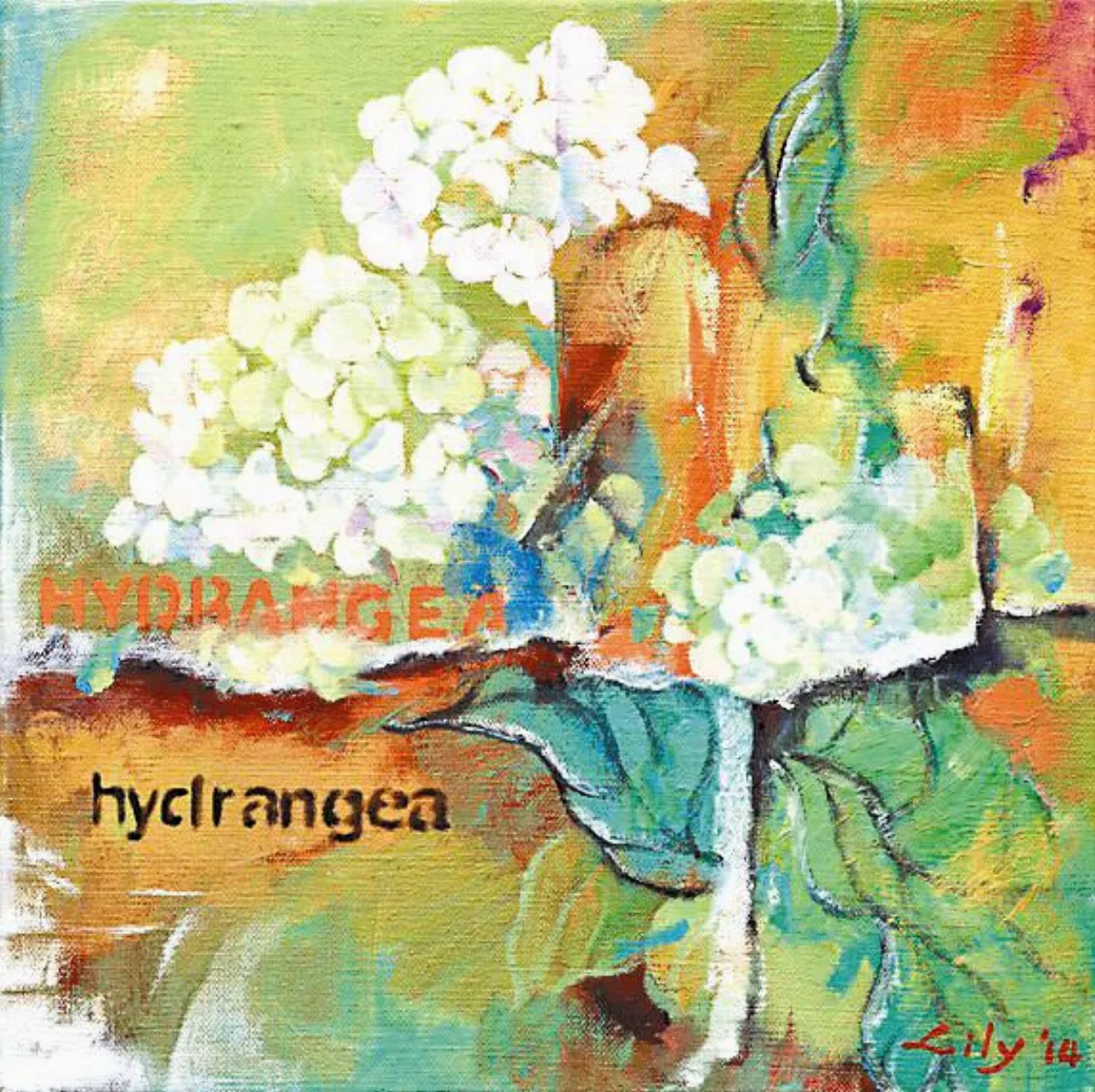 【與繡球花有約‧蔡莉莉個展】 演繹繡球花