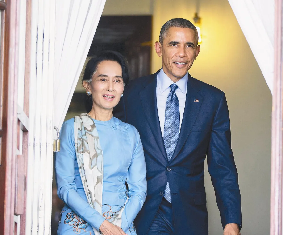 歐巴馬挺翁山蘇姬競選緬總統