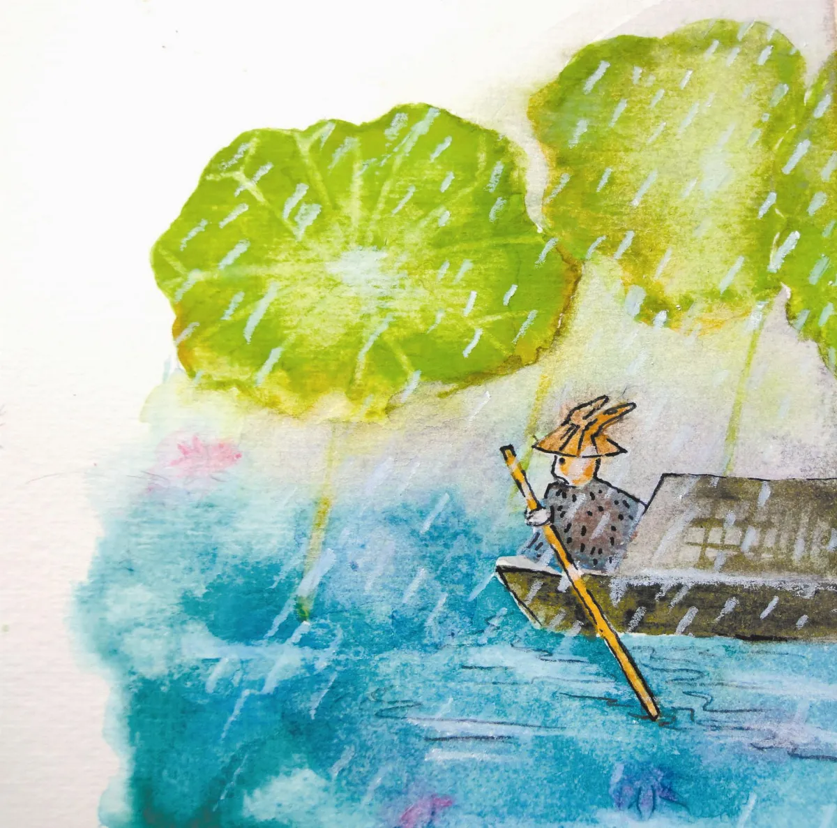浮世畫框 雨中