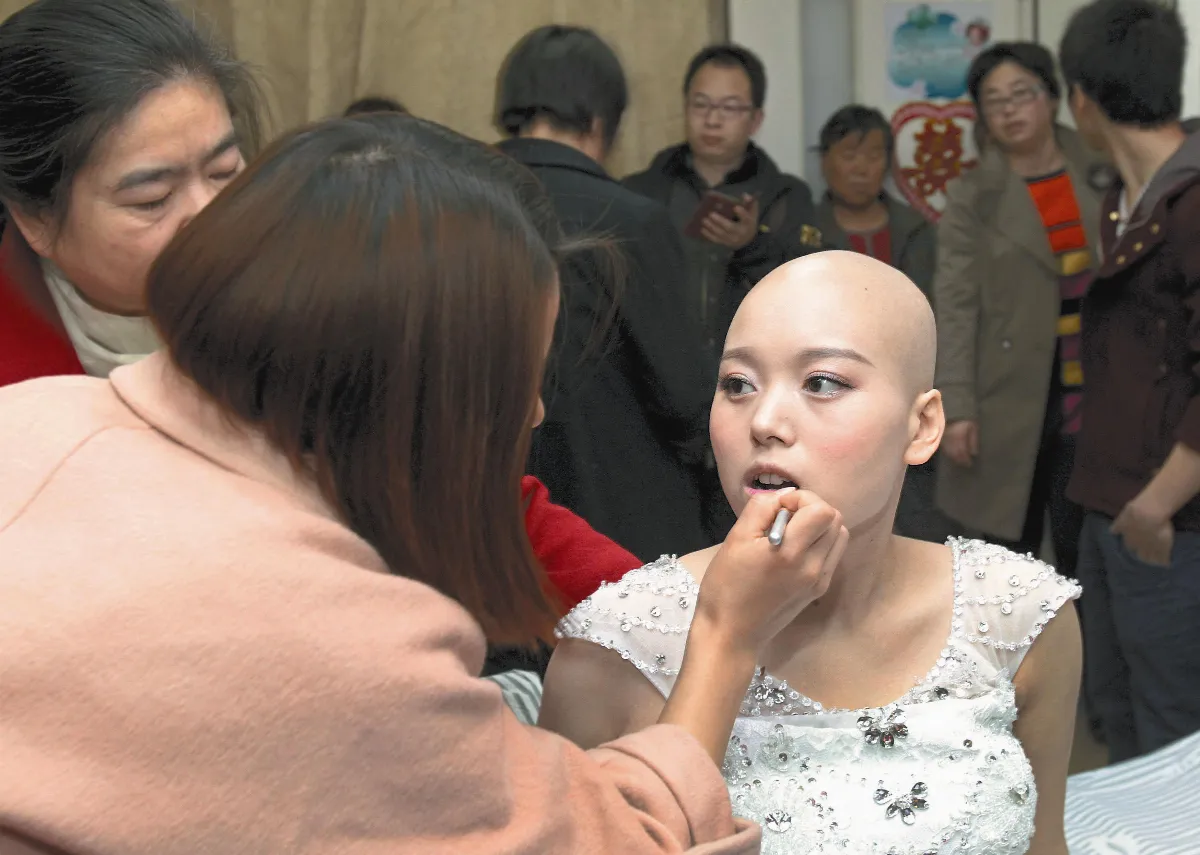 癌女完婚 留住最美回憶