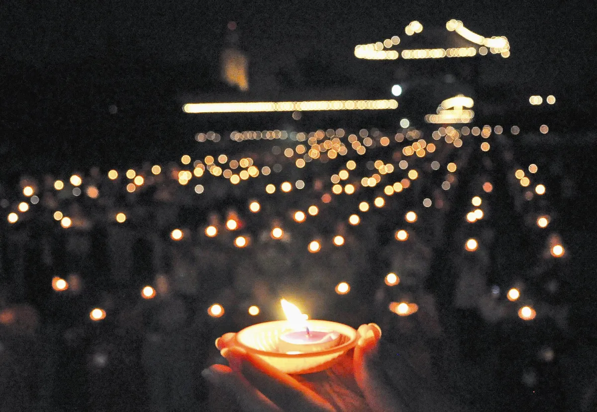 觀想，和媽媽在佛前