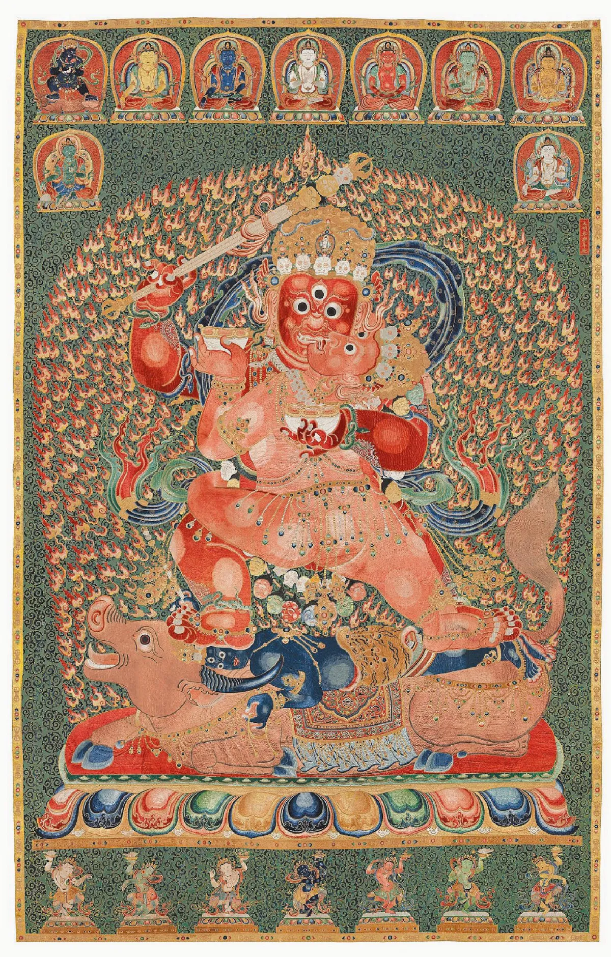 明朝刺繡唐卡 逾14億落槌