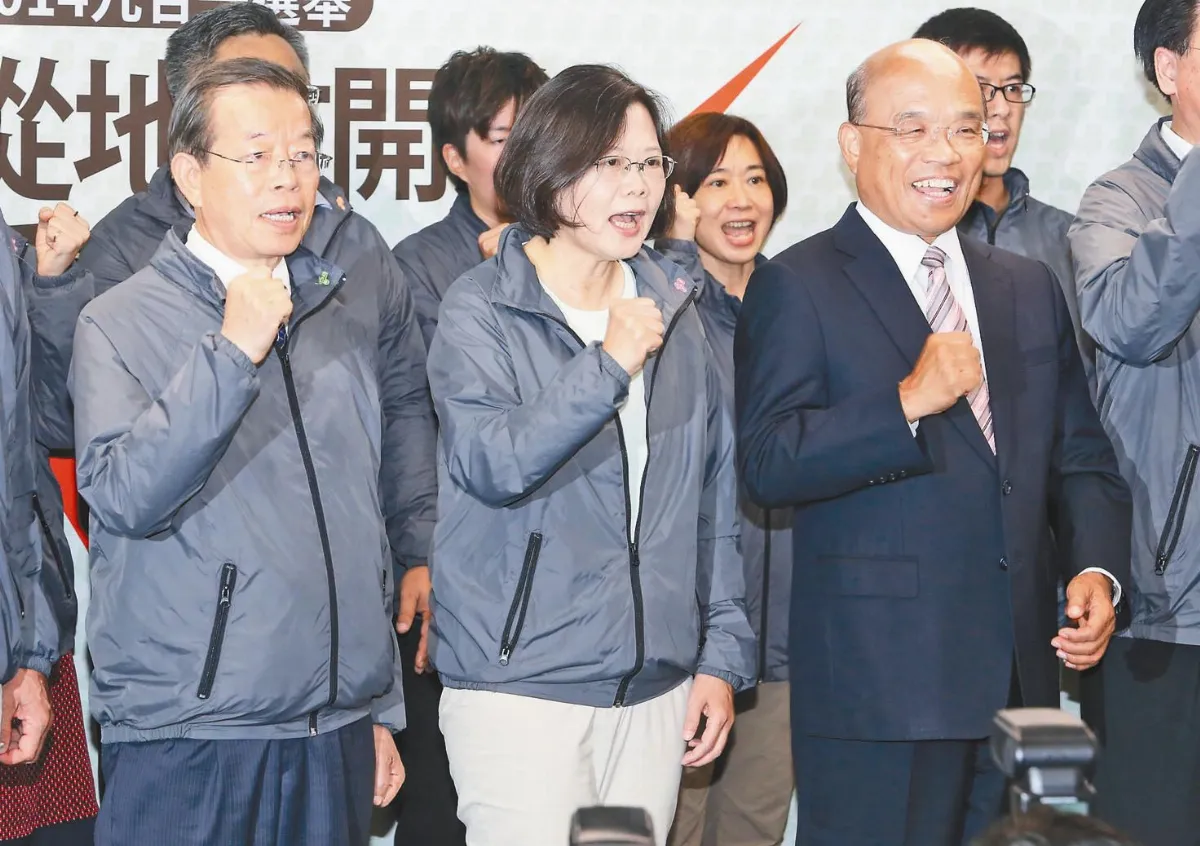 綠大勝 蔡：謙虛面對人民力量