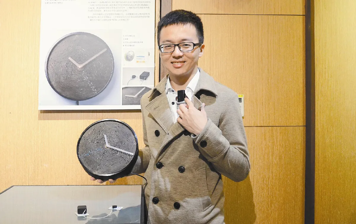 交大清大合作 拿金獎 內外時鐘 可測心跳呼吸