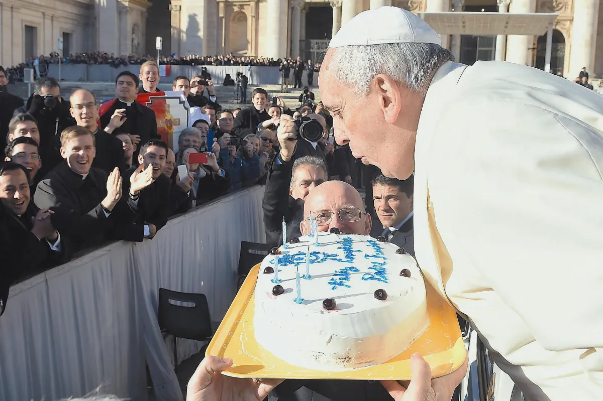 教宗78歲生日 教徒跳探戈祝壽