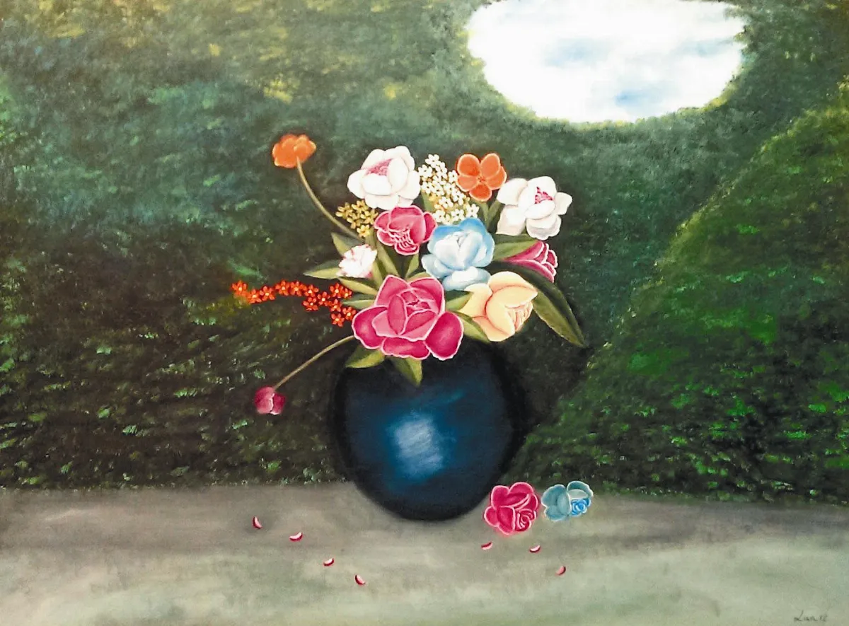 浮世畫框 玫瑰花園