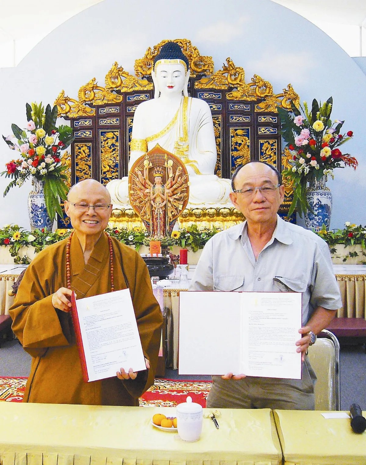 泰華寺簽意向書 動工在即