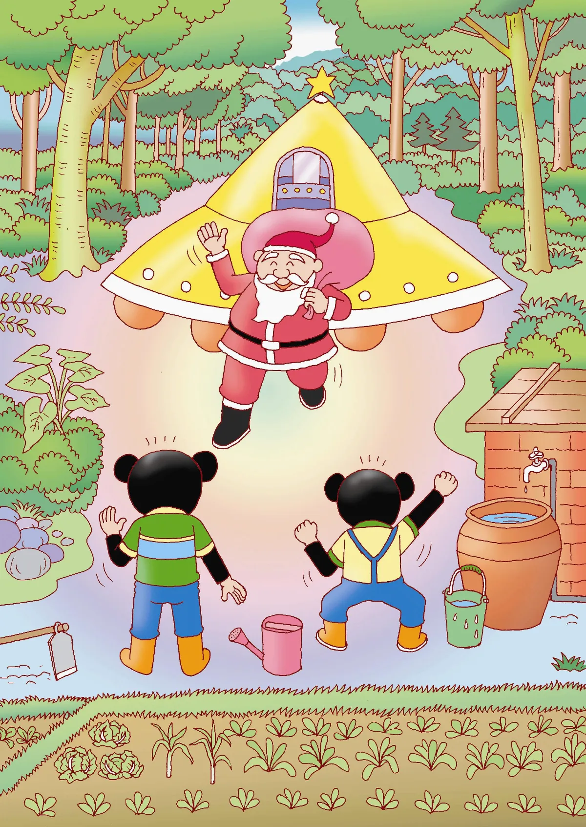 童話果菜園 遇見 耶誕老公公